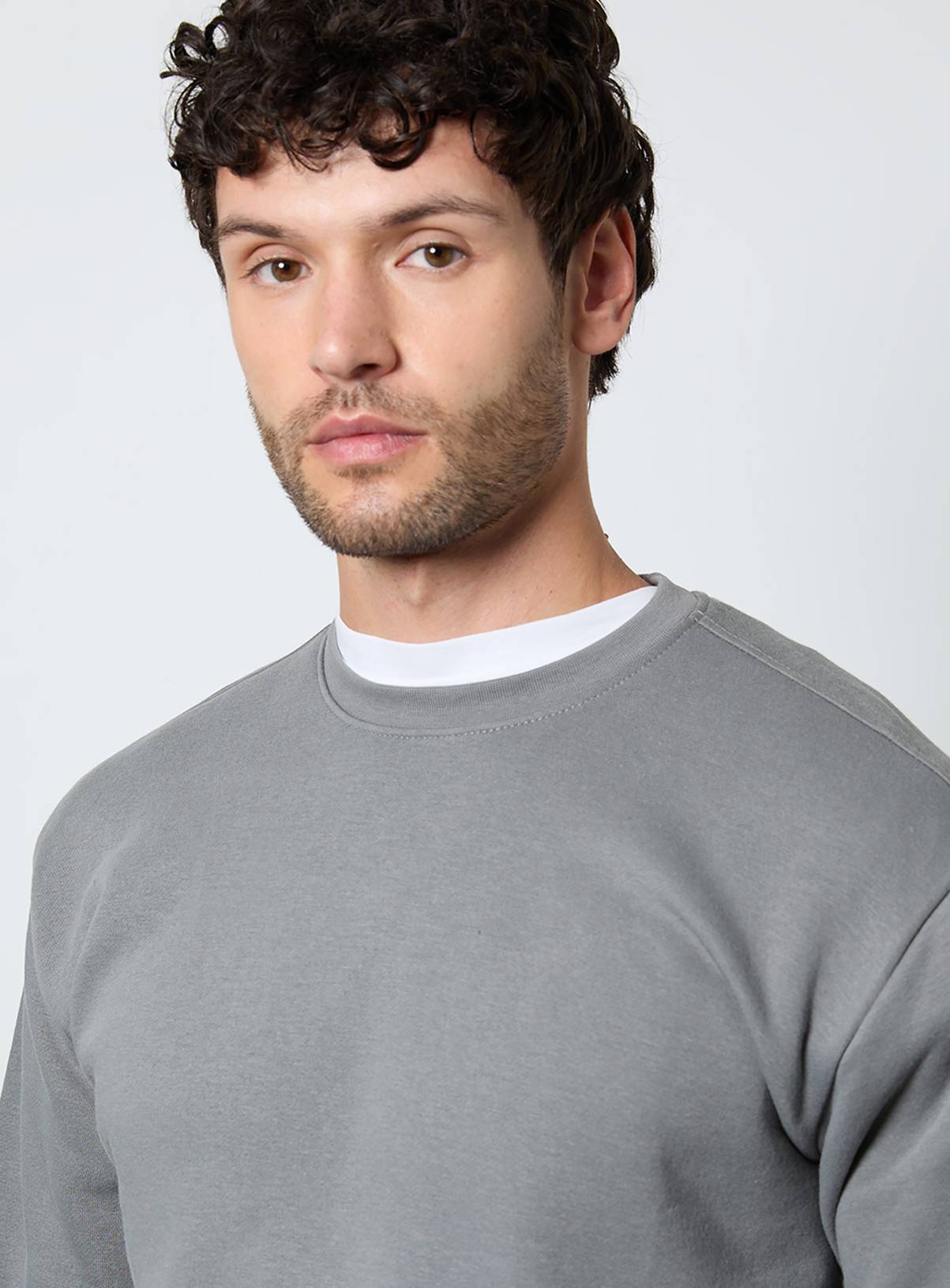 BURTON Mid Grey Crew Neck Sweatshirt XL - Image 2